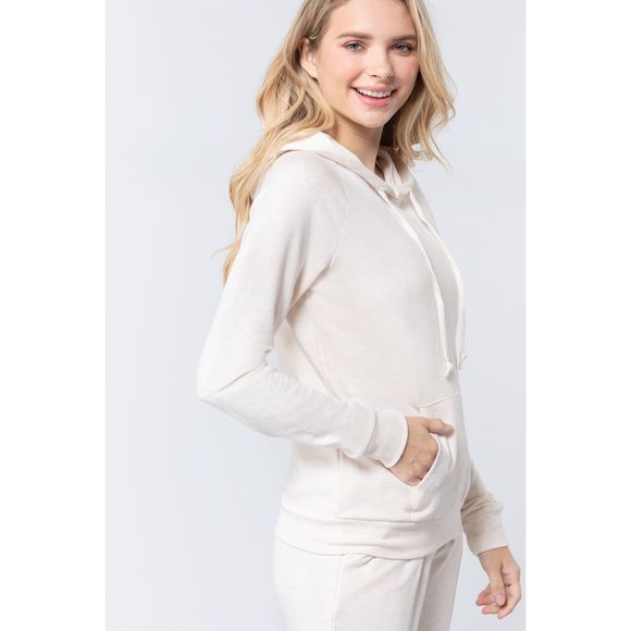 French Terry Pullover Hoodie - Picture 2 of 4